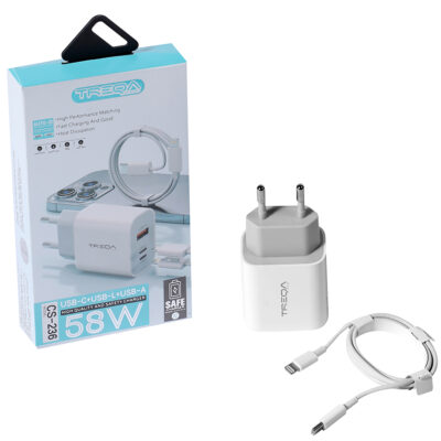 Cargador con Cable TREQASKU: 3542