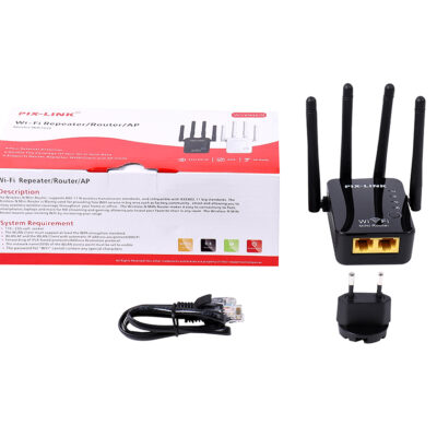 Amplificador Inalámbrico de Señal WiFi 4 AntenasSKU: 7182