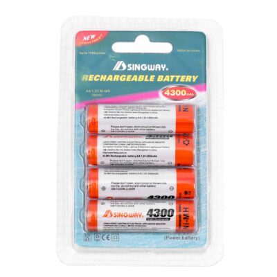 Blister 4 Pilas AA Recargables 4300 mASKU: 7200
