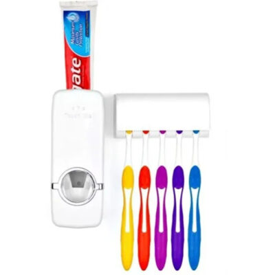 Dispensador Automatico Pasta Dental y Porta CepilloSKU: 9589