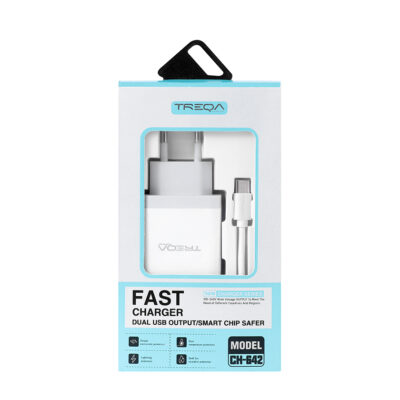 Cargador Treqa 3 USB con Cable Tipo-CSKU: 2138